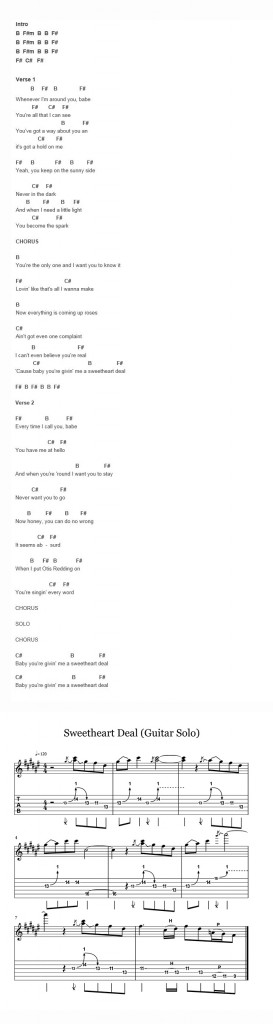 Sweetheart Deal Guitar Chords